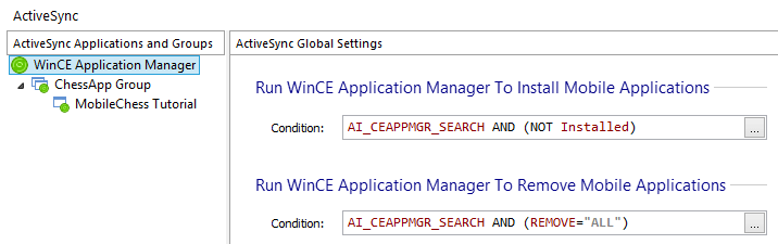 ActiveSync Global Settings