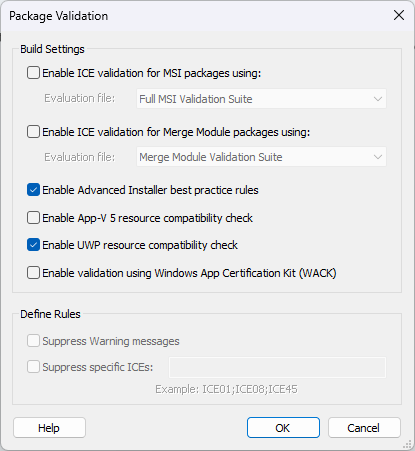 Check enable ice validation for msi packages