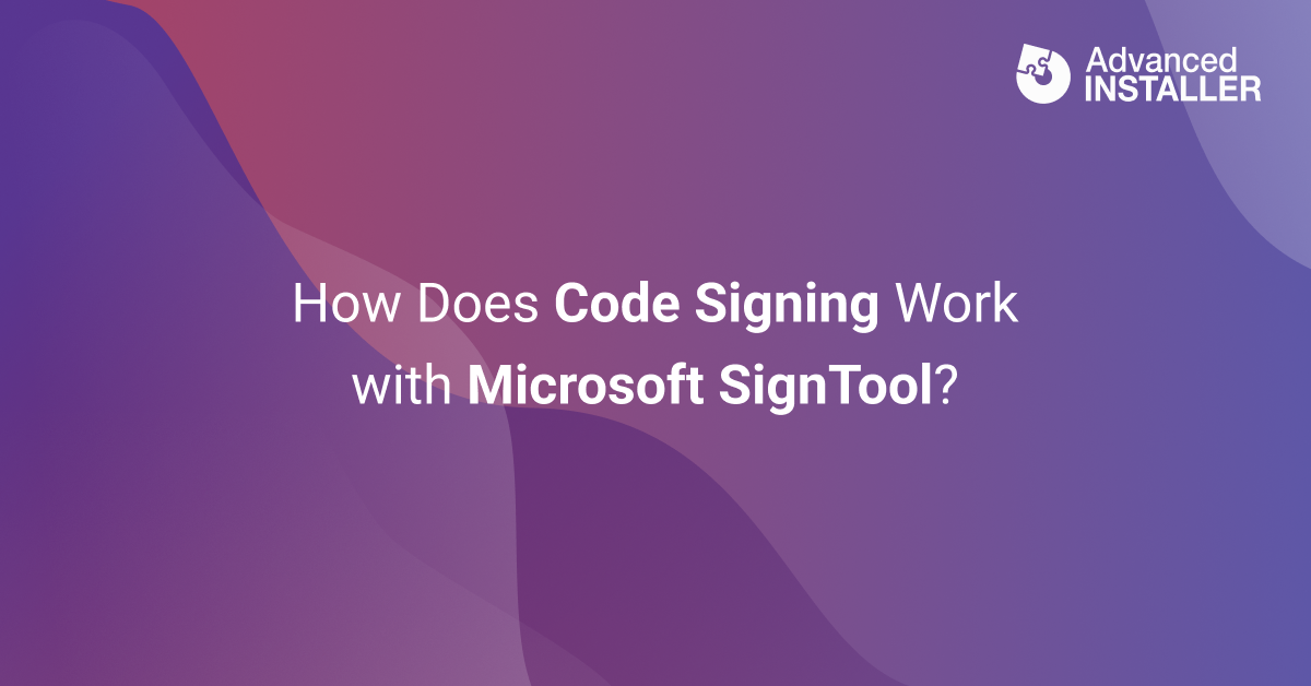 Code signing with signtool