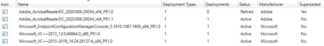 Configuration manager environment