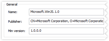 Specify MSIX/APPX Dependencies