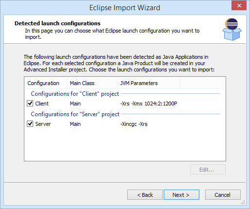 Eclipse Workspace Import