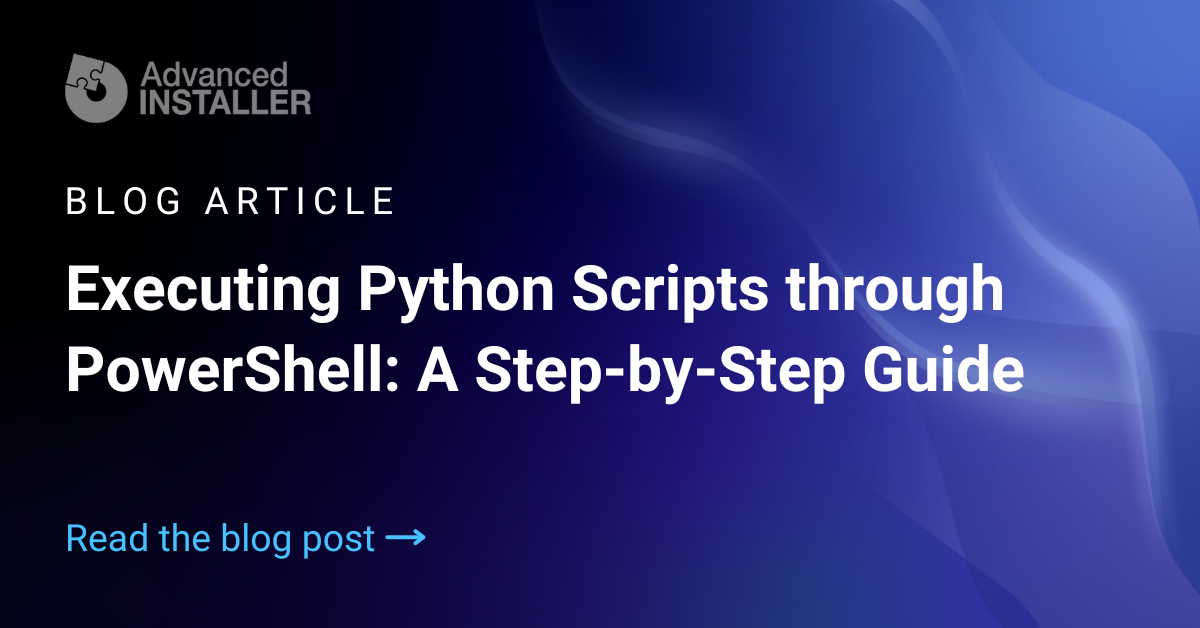 Execute python script through powershell