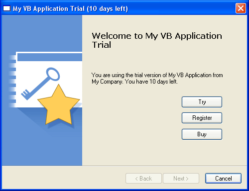 Trial messages on pre-Vista operating systems