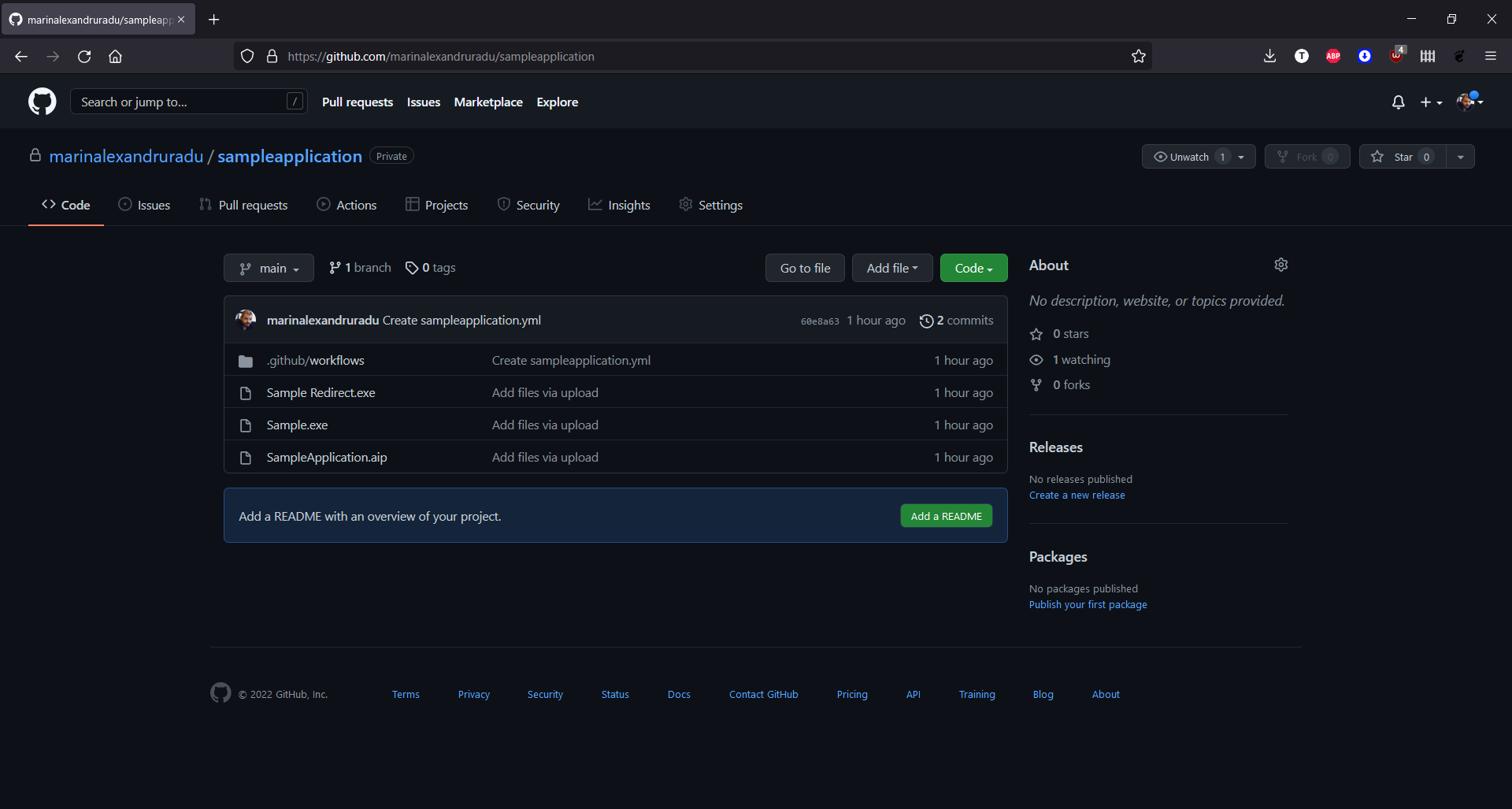 Git Repository Settings