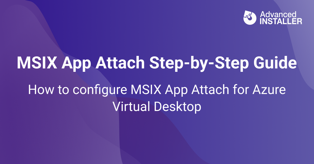 How to set up msix app attach