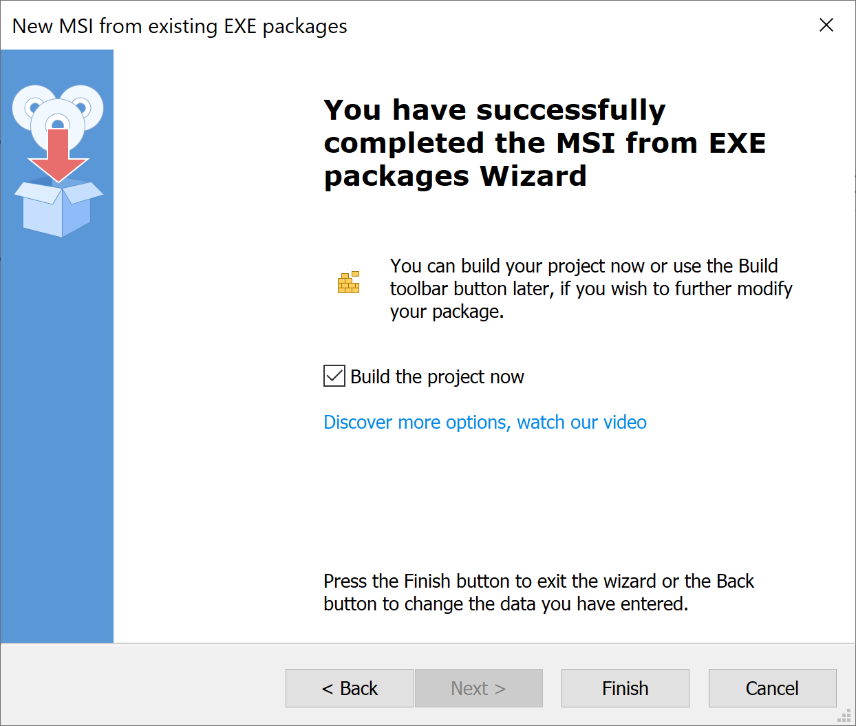 Convert MSI to EXE