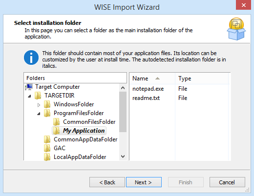 Installation Folder