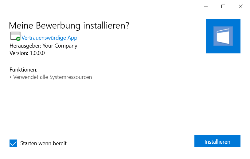 Installer german translation