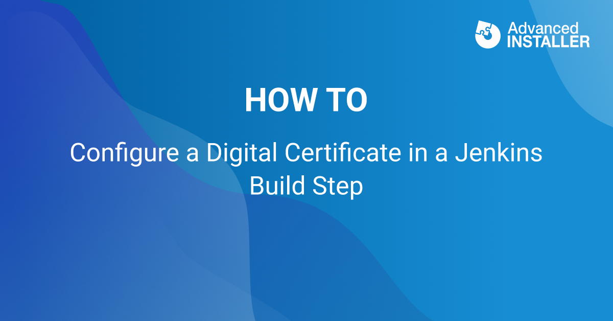 Jenkins configure digital signature