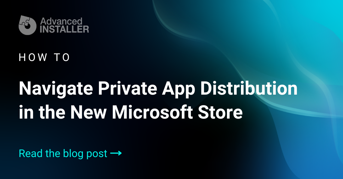 Microsoft store private app distribution