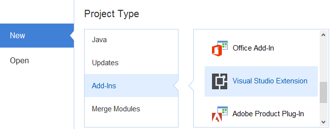 Visual Studio Extension Project