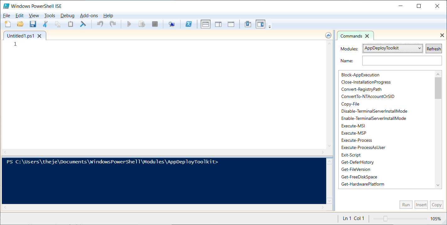 PowerShell ISE