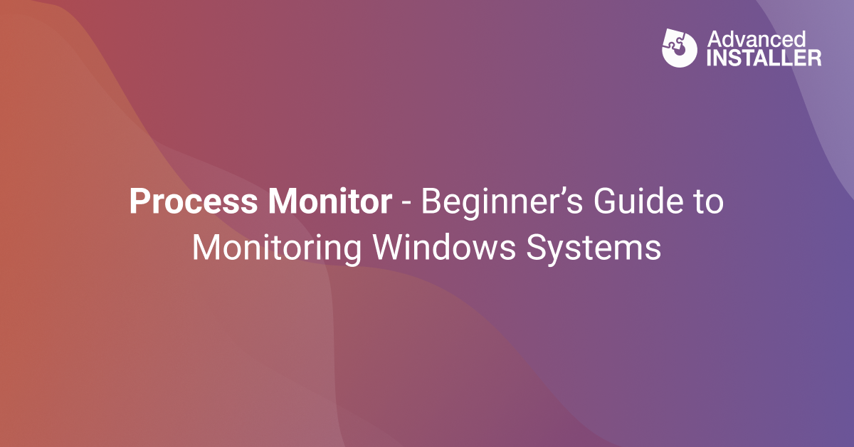 Process monitor beginner guide