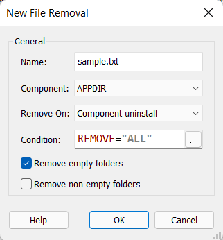 Remove All Condition