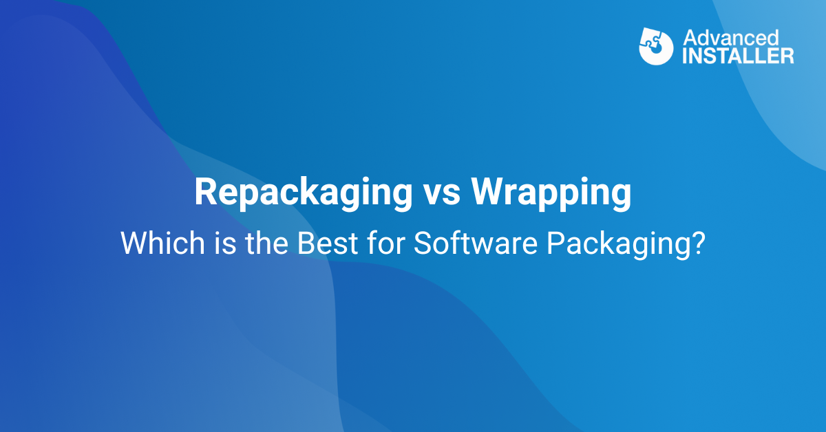 Repackaging versus wrapping