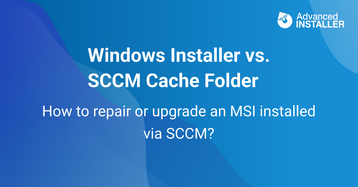 Restore missing msi sccm cache folder