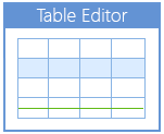 Table editor