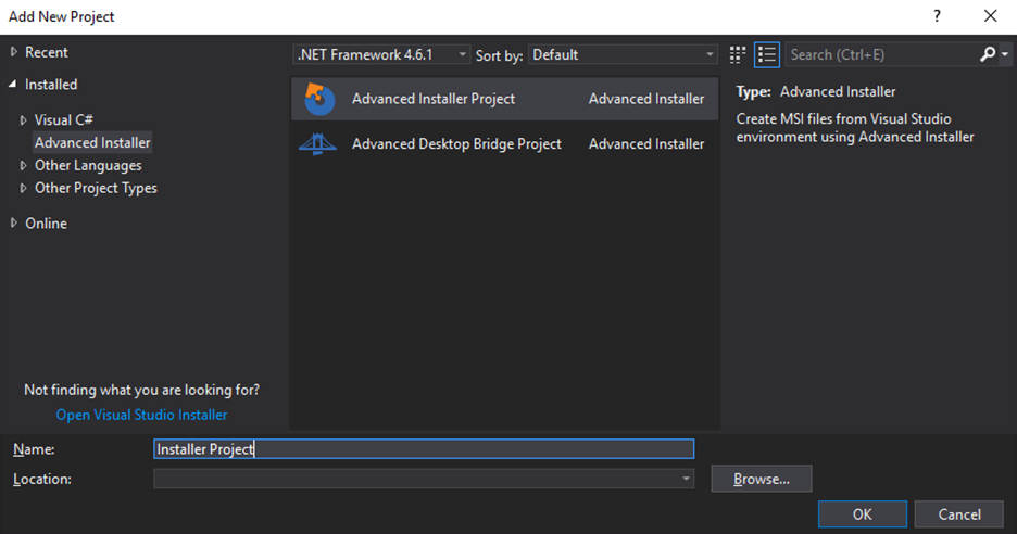 Visual studio extension