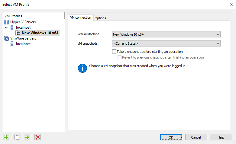 VM Creation Monitoring dialog