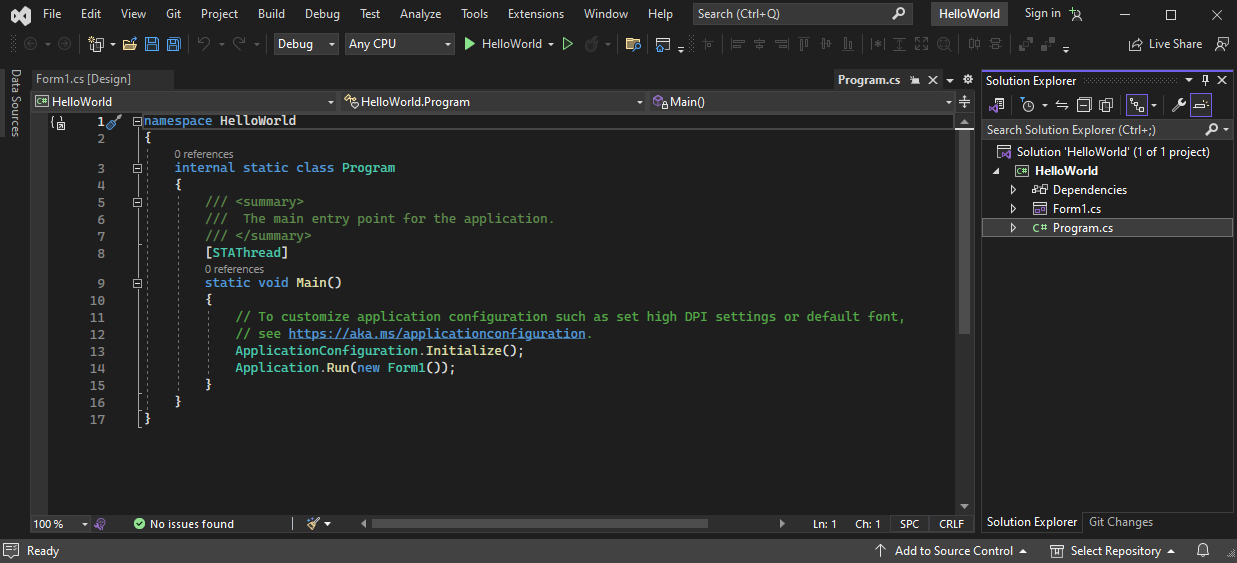 Visual Studio Solution