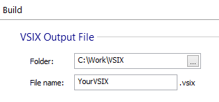 VSIX Build Page