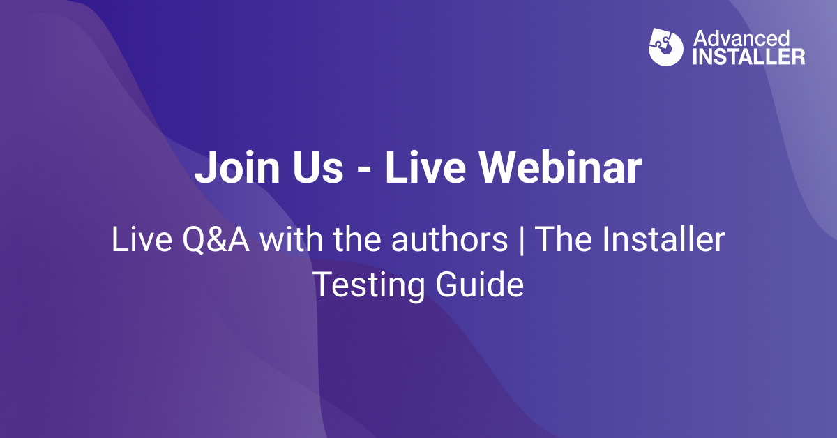 Webinar announcement installer testing guide