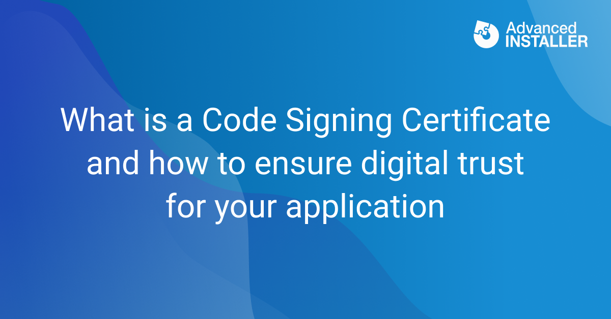 What is code signing certificate