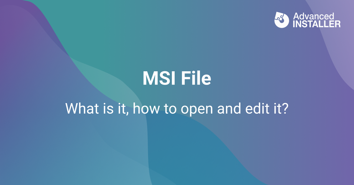 What is msi file